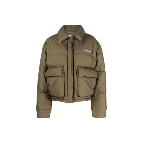 OFF-WHITE Jackets Women's Army Green