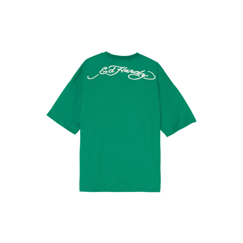 Ed Hardy SS22 T Shirt Men's Forest Dark Green-1