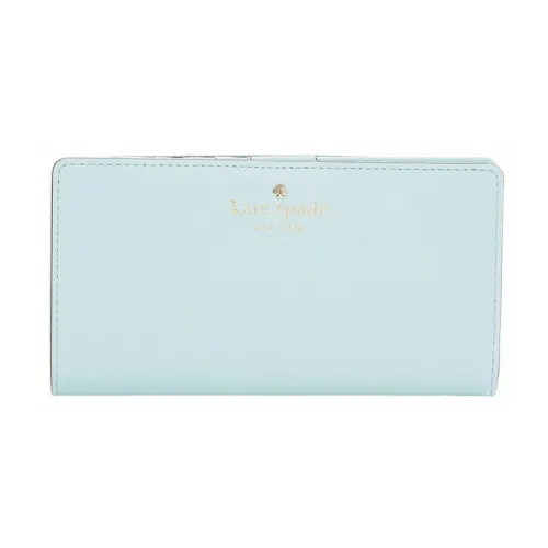 Kate Spade Leather Wallet Women's Sky Blue