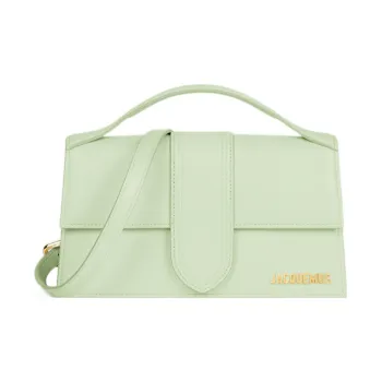 Jacquemus Smooth Leather Shoulder Bag Crossbody Bag Handbag Regular Women's Light Green
