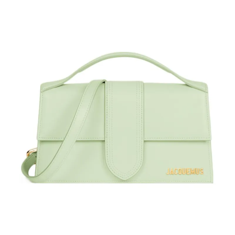 Jacquemus Smooth Leather Shoulder Bag Crossbody Bag Handbag Regular Women's Light Green-0