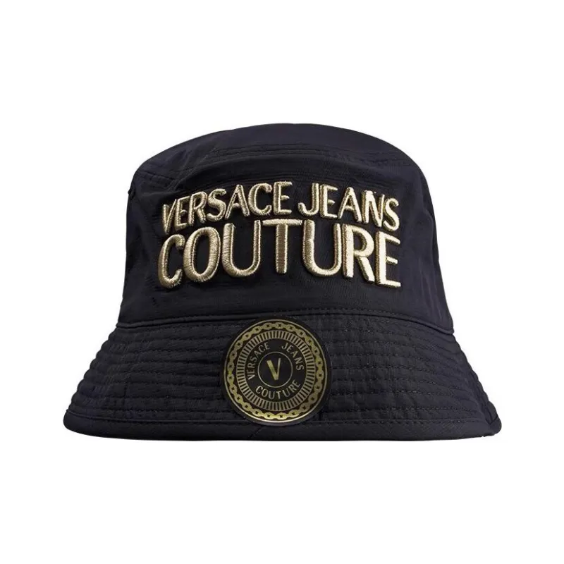 VERSACE Bucket Hats Men Black-0