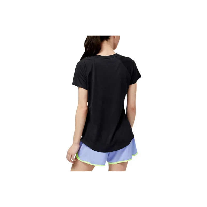 New Balance Q Speed Raglan Sleeve T-Shirt Women's Black-3