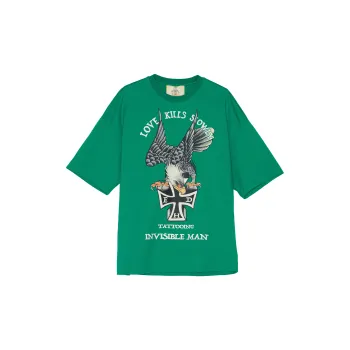 Ed Hardy SS22 T Shirt Men's Forest Dark Green