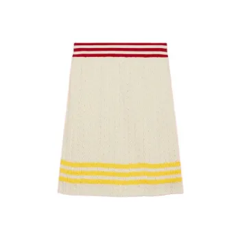 GUCCI X Adidas Cotton Skirt Ivory