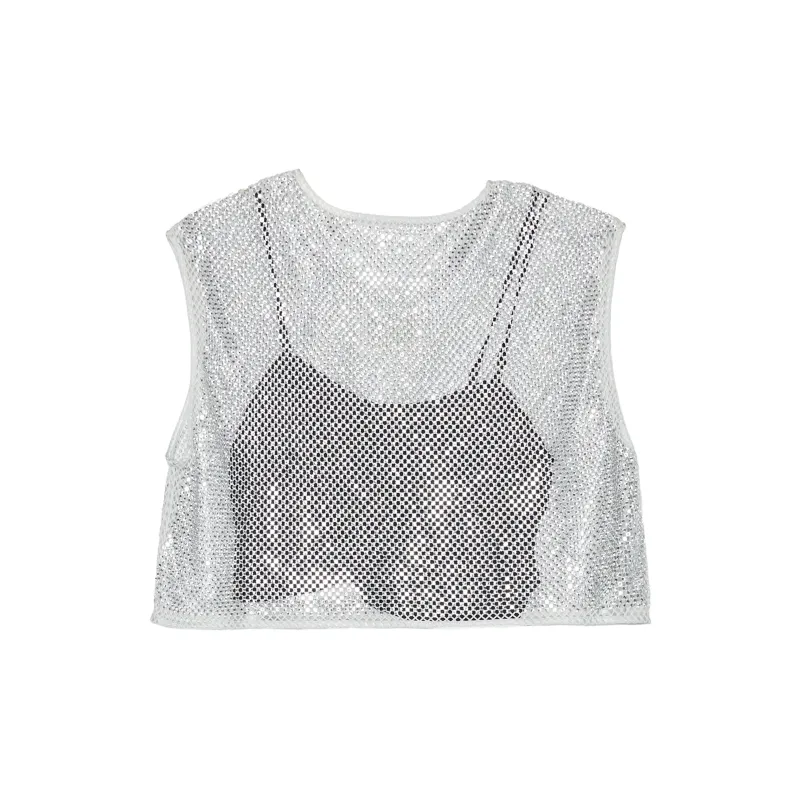 Ed Hardy Tank Tops Women's Space Silver E1OBW378-1