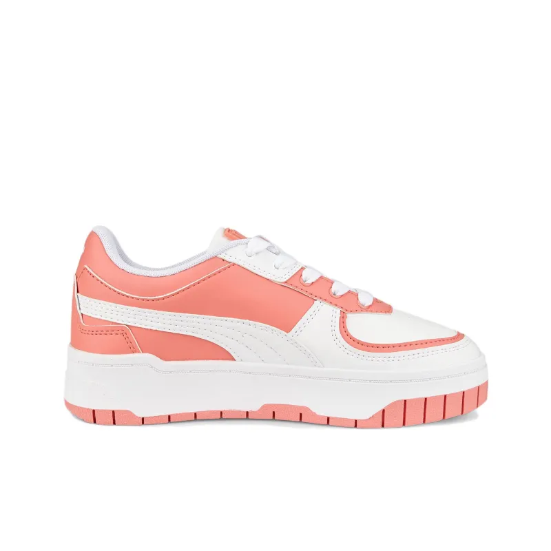 PUMA Cali Dream Tweak Dissimilar Coverage Cushioning Wear Resistant Low Top Skateboard Shoes Women's Pink White-1