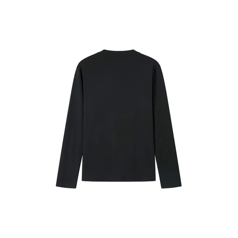 DAVID NAMAN FW22 Long Sleeved T Shirt Men's Black-1