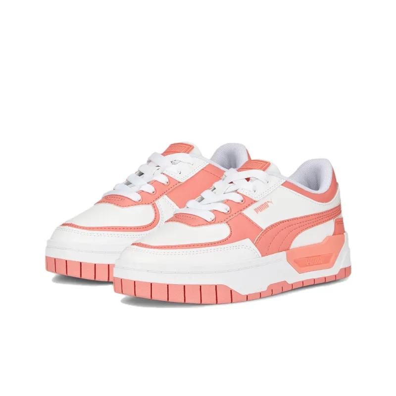 PUMA Cali Dream Tweak Dissimilar Coverage Cushioning Wear Resistant Low Top Skateboard Shoes Women's Pink White-2