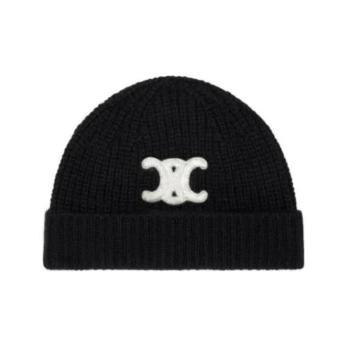 CELINE Beanies Women's Black