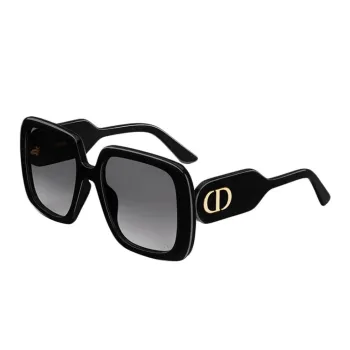 DIOR Plate Frame Square Sunglasses Women's