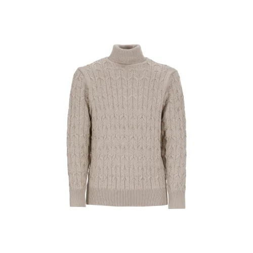 LARDINI Sweaters Men Beige