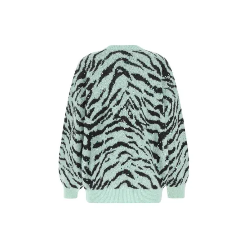 Alessandra Rich Sequin Embellished Buttoned Cardigan-1