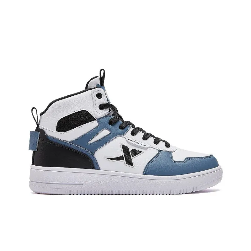 XTEP High Top Skateboard Shoes Men's Blue Black-1