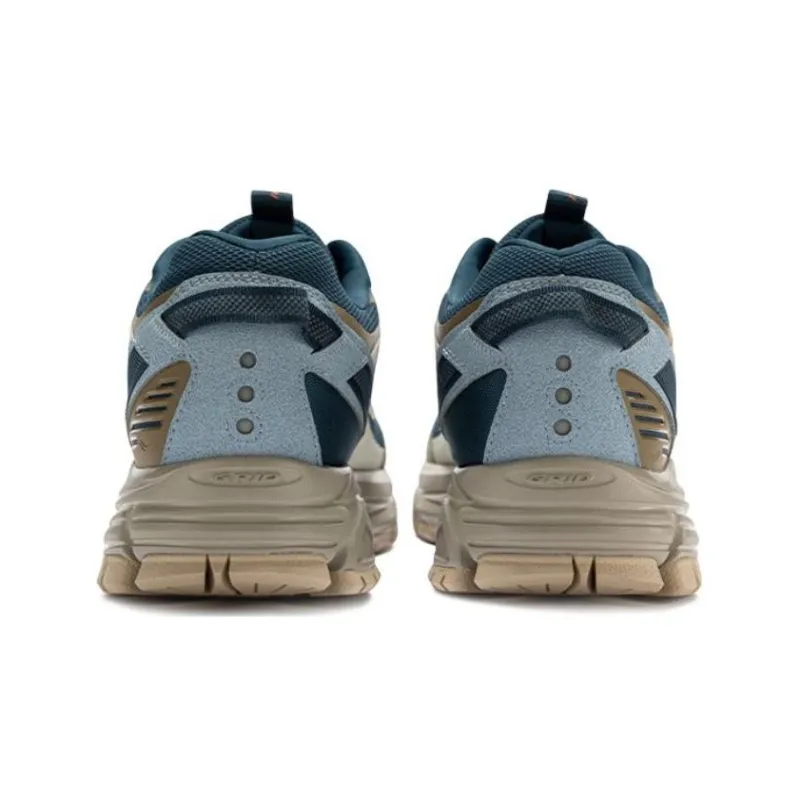 Saucony Cohesion 2KTR Cushioning, Slip Resistant, And Abrasion Resistant Low Top Casual Shoes Unisex Blue Yellow-3