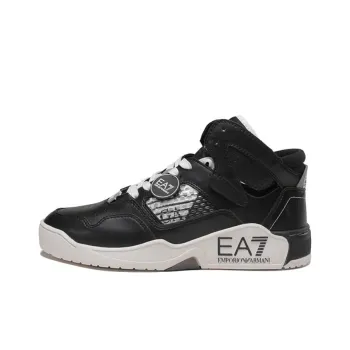 EMPORIO ARMANI EA7 Stylish Skateboarding Shoes Unisex Black