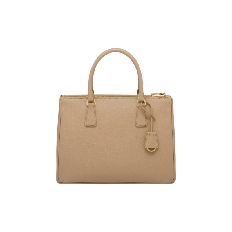 PRADA Galleria Killer Bag Leather Shoulder Bag Crossbody Bag Handbag Large Size Women's Sand Yellow-1