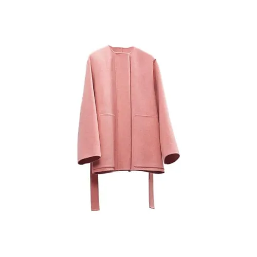 HERMES Velvet Jackets Women's Pink