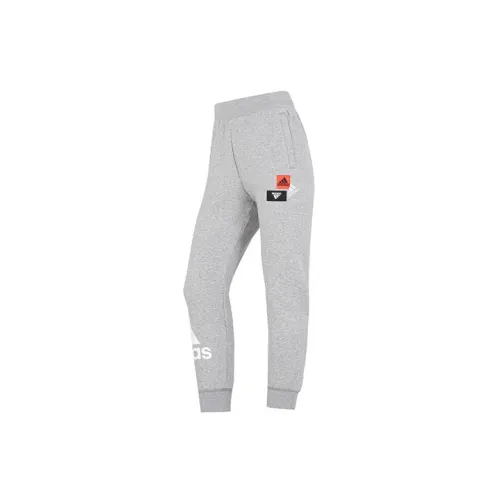 Adidas Knitted Sweatpants Women's Gray