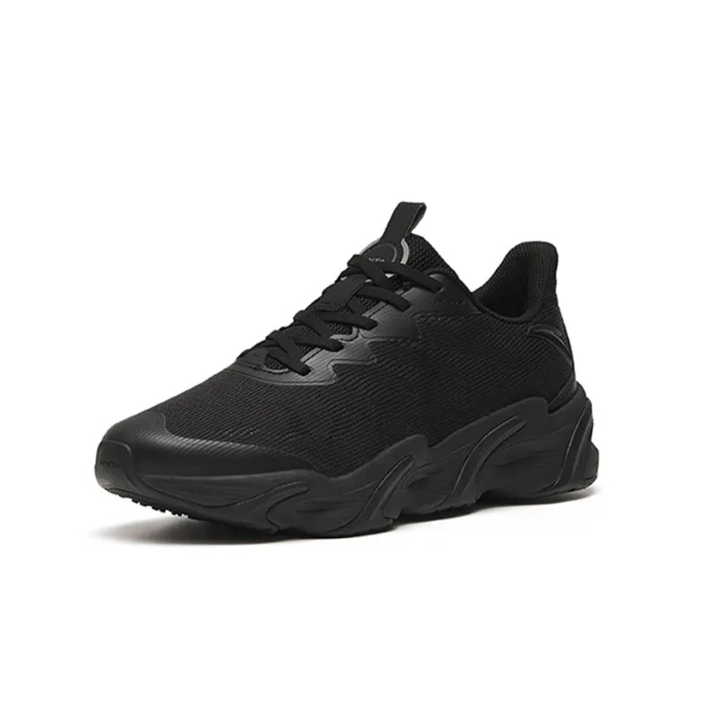 Anta Beyond The Step Breathable Low Top Running Shoes Men's Black-2