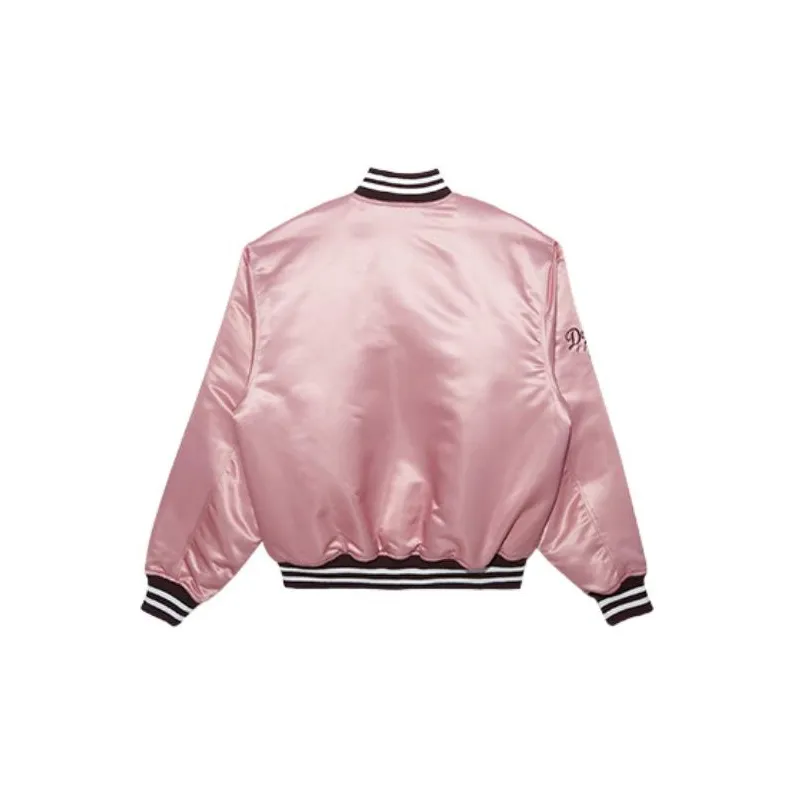 New Era FW22 Baseball Jacket Unisex Pink-1