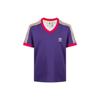 adidas originals X Wales Bonner 70s Men's Short Sleeve Vintage Tee Purple