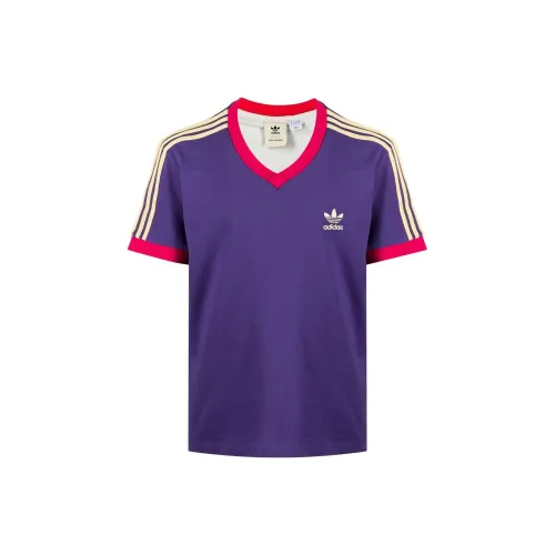 adidas originals X Wales Bonner 70s Men's Short Sleeve Vintage Tee Purple