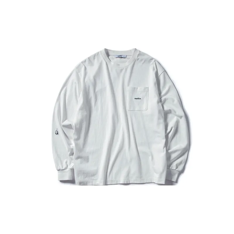 Nautica White Sail T Shirt Unisex-1