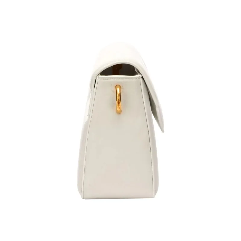 OFF WHITE Burrow 24 Shoulder Bag White-3