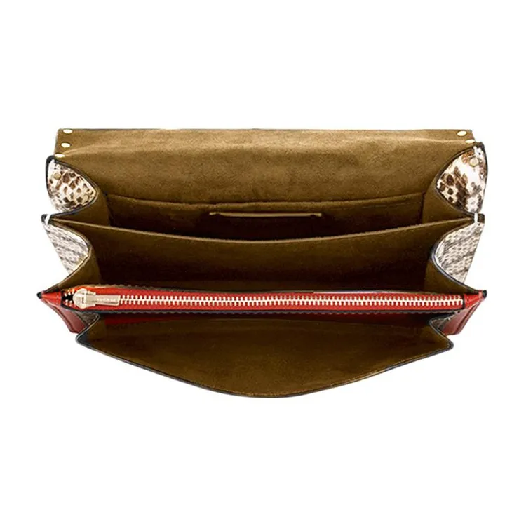 COACH Klare Leather Trunk Bag Shoulder Bag Crossbody Bag Small Size Women's Black & Brown-4