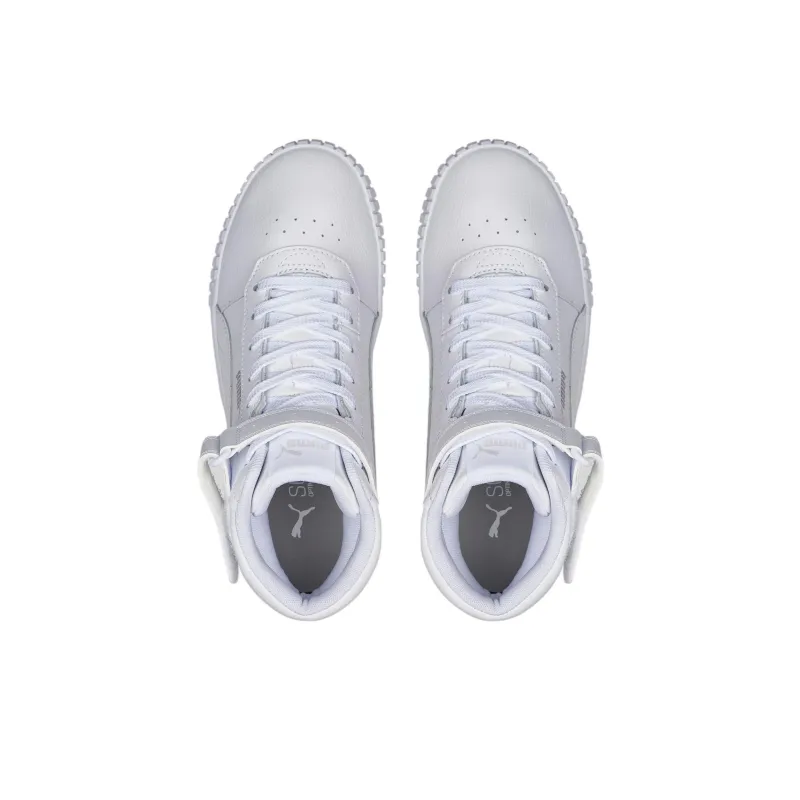 PUMA Carina 2.0 Skateboard Shoes Women's Mid Top White-3