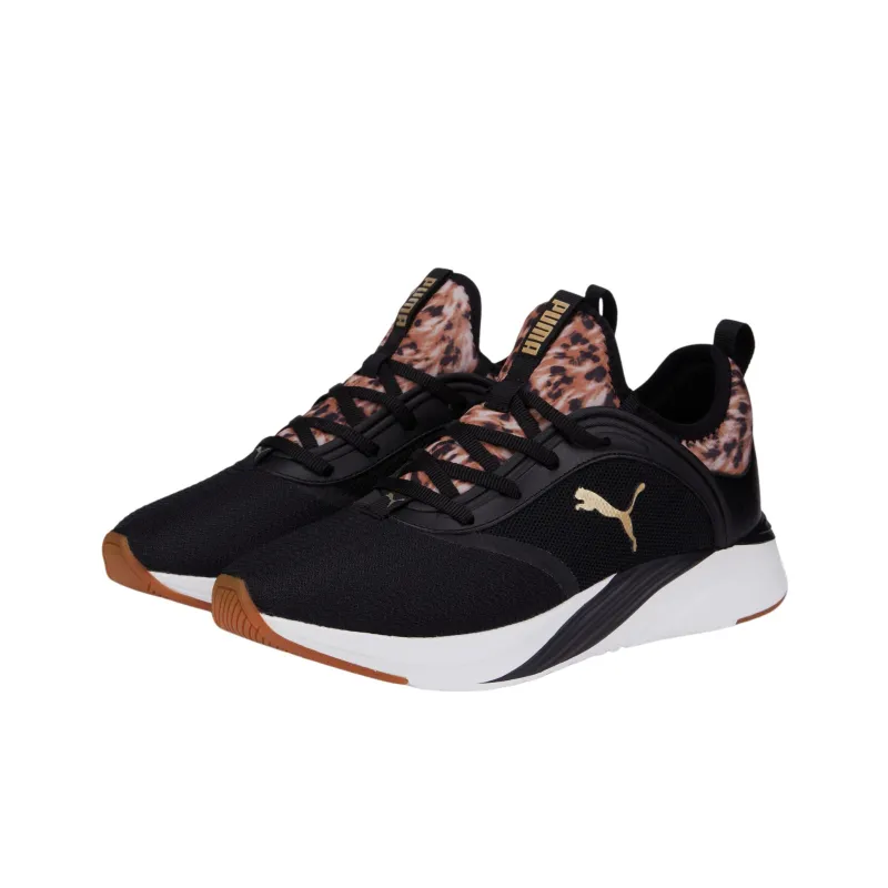 PUMA Softride Ruby Safari Anti-Slip And Wear-Resistant Lightweight Low-Top Running Shoes Women's Black Brown-2