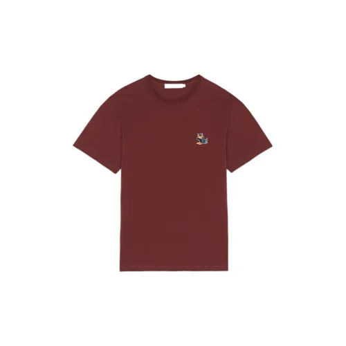 Maison Kitsune Back To Series T-Shirts Men Red