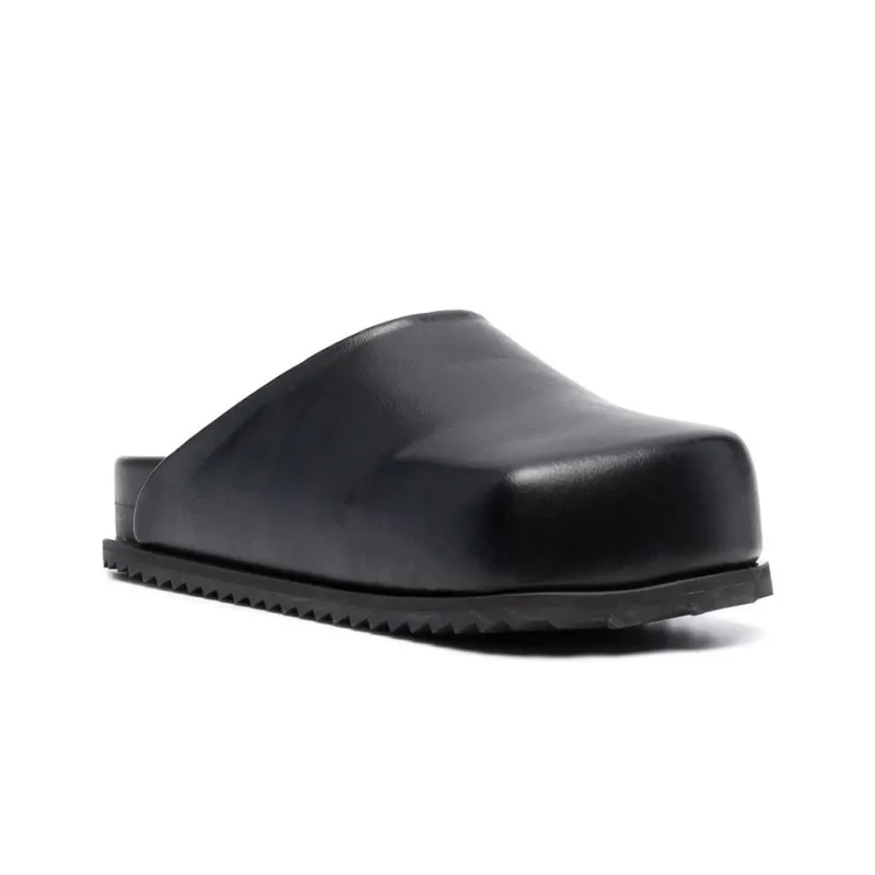 YUME YUME Chunky Square-Toe Slip-On Slides Women's-1