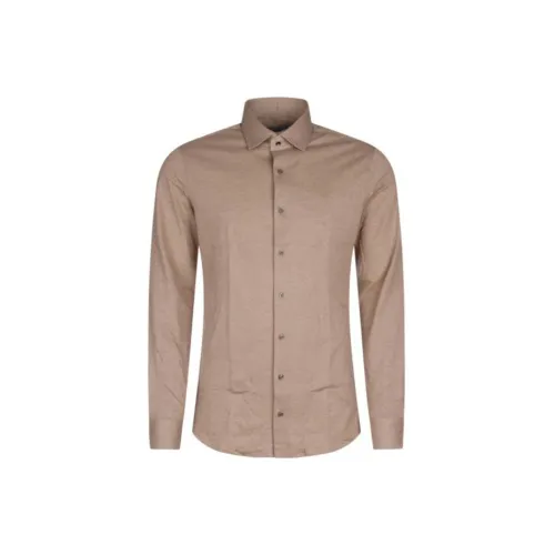 MICHAEL KORS Shirts Men Coffee