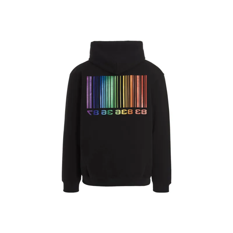 VTMNTS Barcode Printed Drawstring Hoodie-1