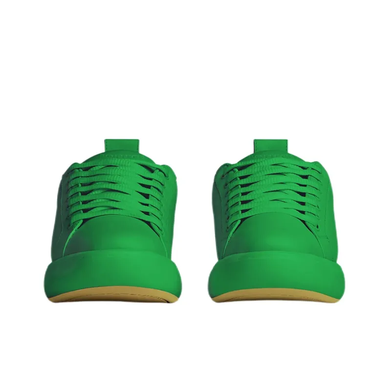 Bottega Veneta Puddle Low Top Skateboard Shoes Men's Green-3
