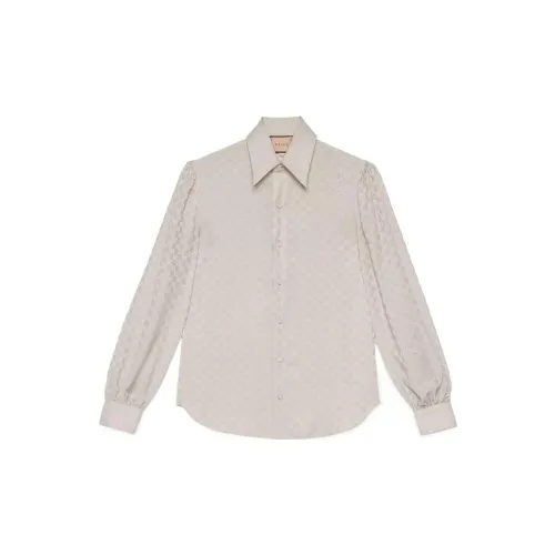 GUCCI Shirts Men Beige