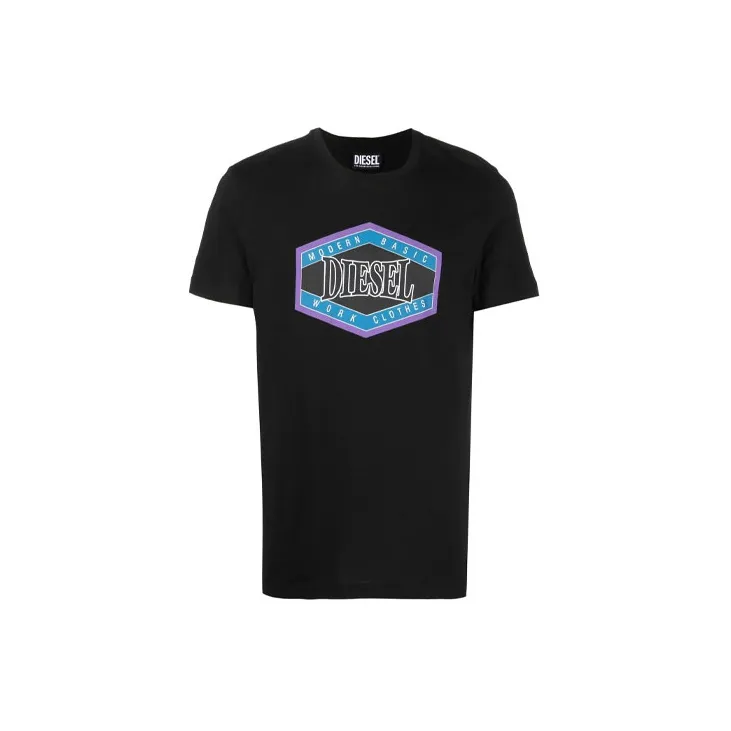 DIESEL T Shirts Men Black-0