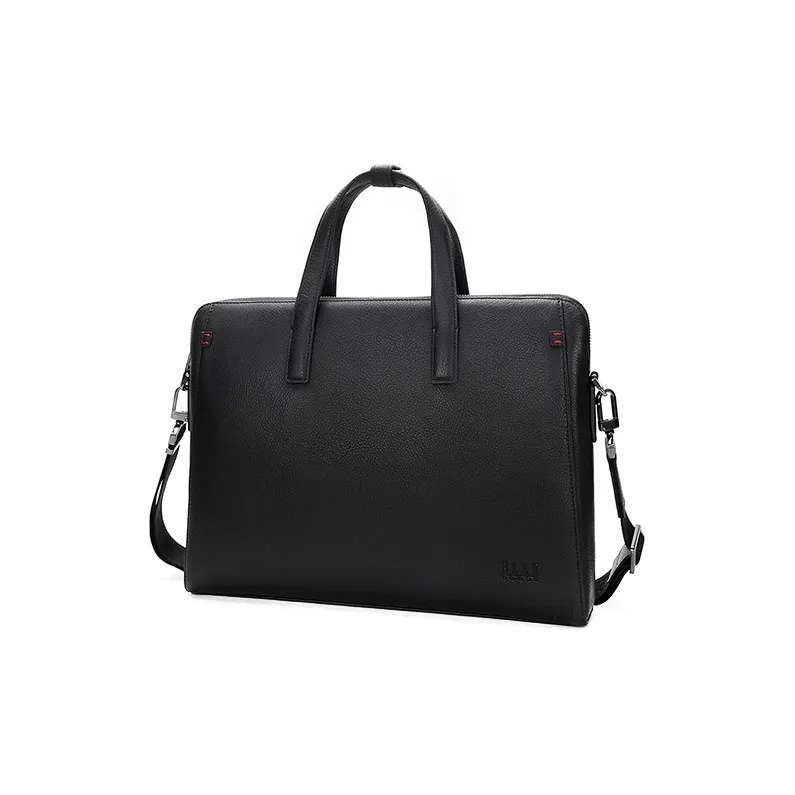 ELLE HOMME Top Grain Cow Leather Document Bag Briefcase Medium Size Men's Multicolor-1