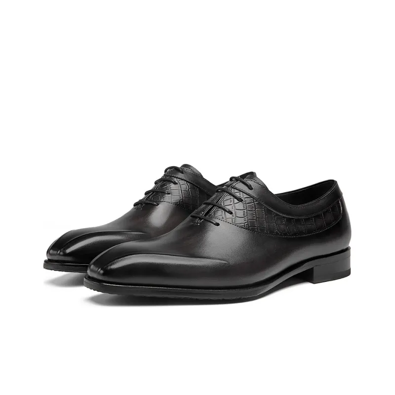ROBERTA DI CAMERINO Dress Shoes Men's Black Gray Color-2