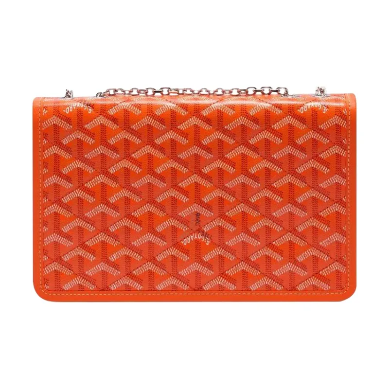 GOYARD Alexandre III Canvas With Leather Shoulder Bag Crossbody Bag Women's Orange-1
