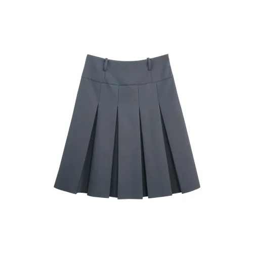 EOEI Casual Short Skirts Women's Gray