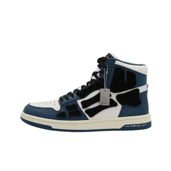 AMIRI Skel Top Hi Navy White