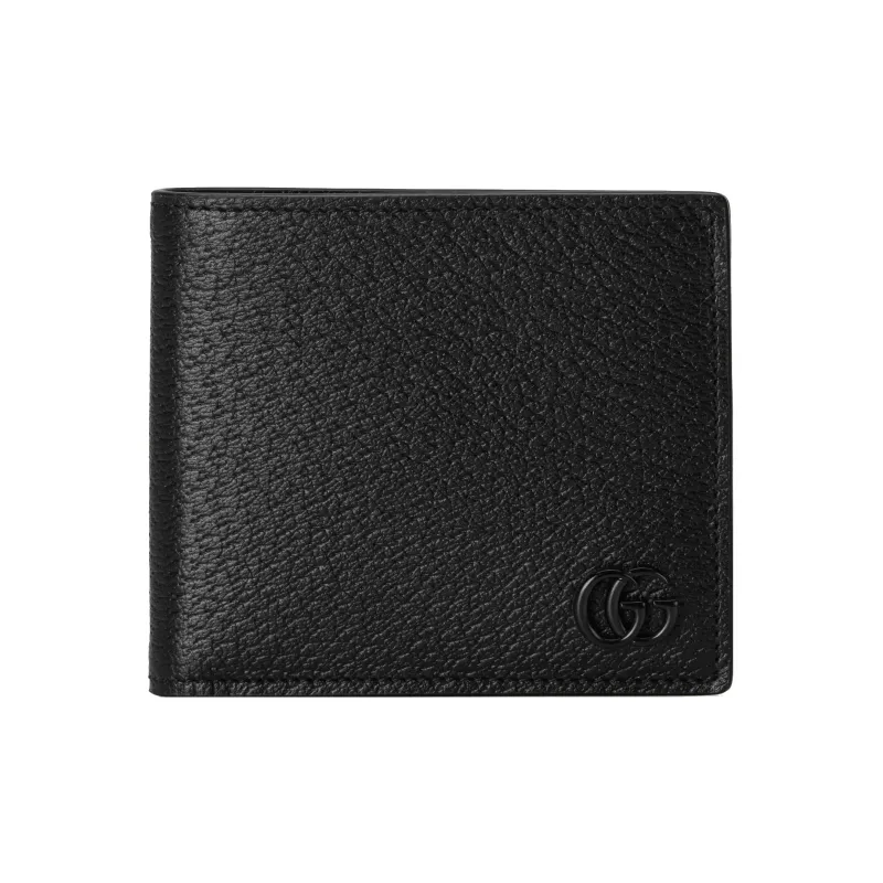GUCCI GG Marmont Leather Wallet Men's Black-0