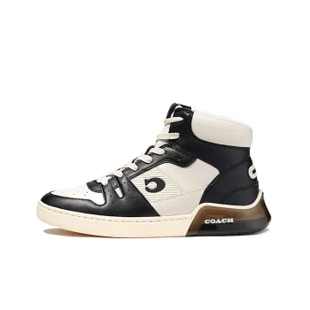 COACH CitySole Stylish Skateboarding Shoes Men's Black White
