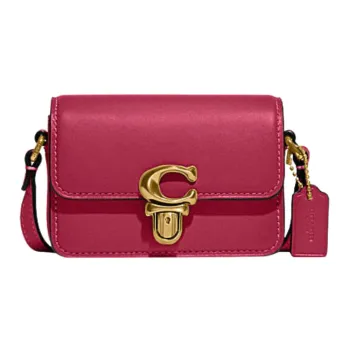 COACH Studio Cow Leather Shoulder Bag Crossbody Bag Mini Women's Vintage Pink