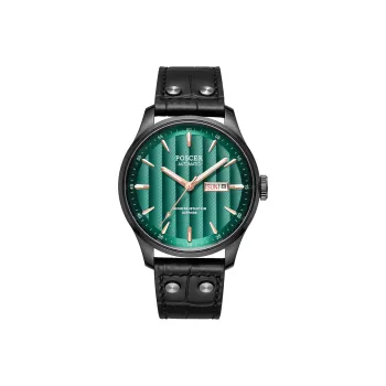 POSCER Traveler Collection Automatic Mechanical Movement Watch Men's Watches Green Dial 51024M.BBL