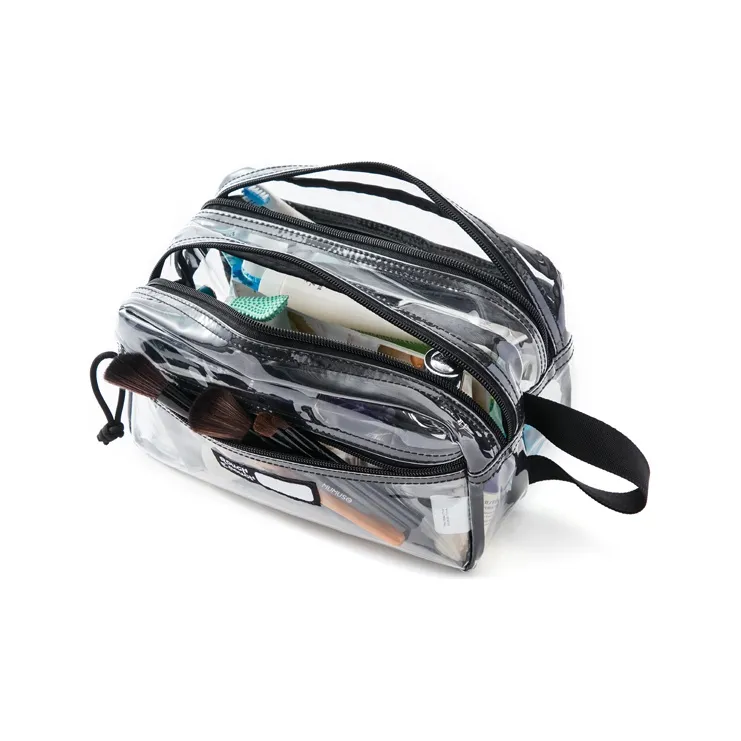 Rough Enough PVC Storage Bag, Makeup Bag, Toiletry Bag Regular Unisex Transparent-1