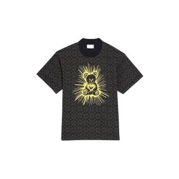 COACH T Shirts Men Yellow